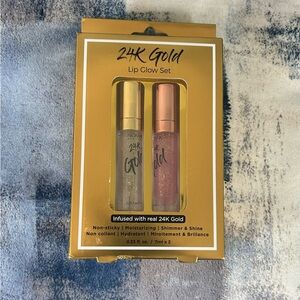 3/Bebe Lipsticks,,24K Gold Lip Balm & Gloss set, eye liner bundle